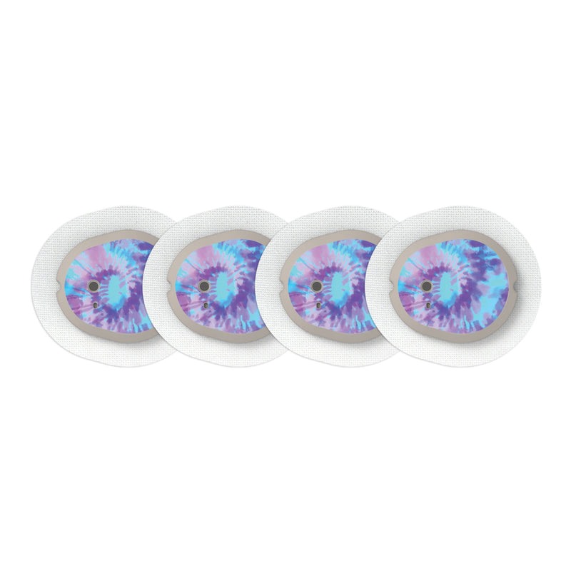 Peelz Endless Summer Sticker Designed for the DEXCOM G7 and Stelo Transmitter Peelz/Stickers White Smoke 4-pack (Set of 4 Stickers)