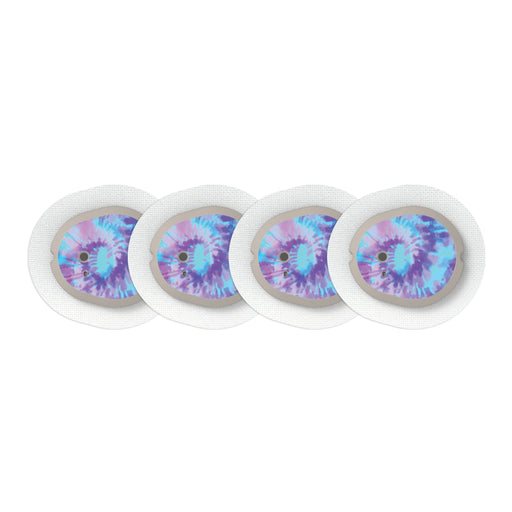 Peelz Endless Summer Sticker Designed for the DEXCOM G7 and Stelo Transmitter Peelz/Stickers White Smoke 4-pack (Set of 4 Stickers)