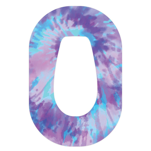 Peelz Endless Summer Tie-Dye Dexcom G6 Patch Tape - Pump Peelz Patch Medical Tape White Smoke 1-Pack Dexcom G6 Tape