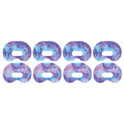 Peelz Endless Summer Tie-Dye Medtronic Guardian Connect Patch Tape - Pump Peelz Patch Medical Tape White Smoke 4-Pack Medtronic CGM Tape