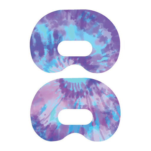 Peelz Endless Summer Tie-Dye Medtronic Guardian Connect Patch Tape - Pump Peelz Patch Medical Tape White Smoke 1-Pack Medtronic CGM Tape