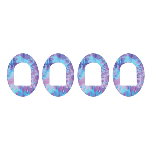 Peelz Endless Summer Tie-Dye Pod Patch Tape - Pump Peelz Patch Medical Tape White Smoke 4-Pack Omnipod Tape