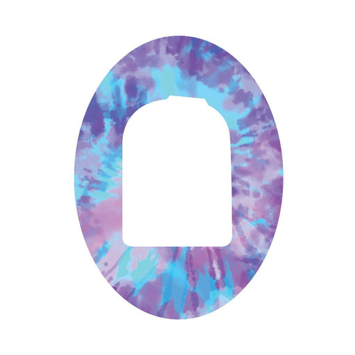 Peelz Endless Summer Tie-Dye Pod Patch Tape - Pump Peelz Patch Medical Tape White Smoke 1-Pack Omnipod Tape