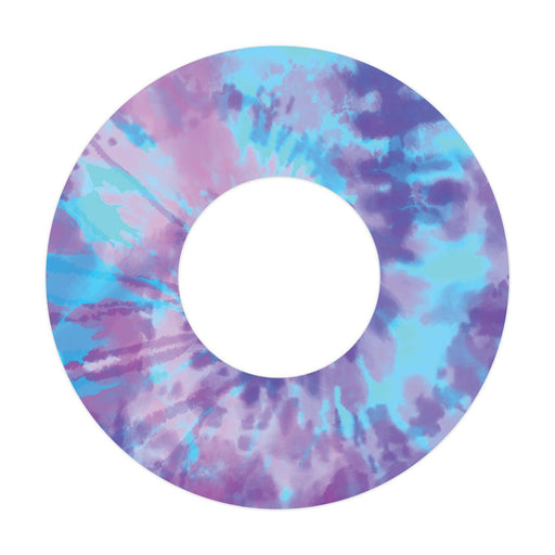 Peelz Endless Summer Tie-Dye Patch  Tape Designed for the FreeStyle Libre 2 Patch Medical Tape White Smoke 1-Pack Libre