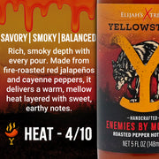 Elijah's Xtreme Enemies by Morning (Roasted Jalapeño) Hot Sauce Black