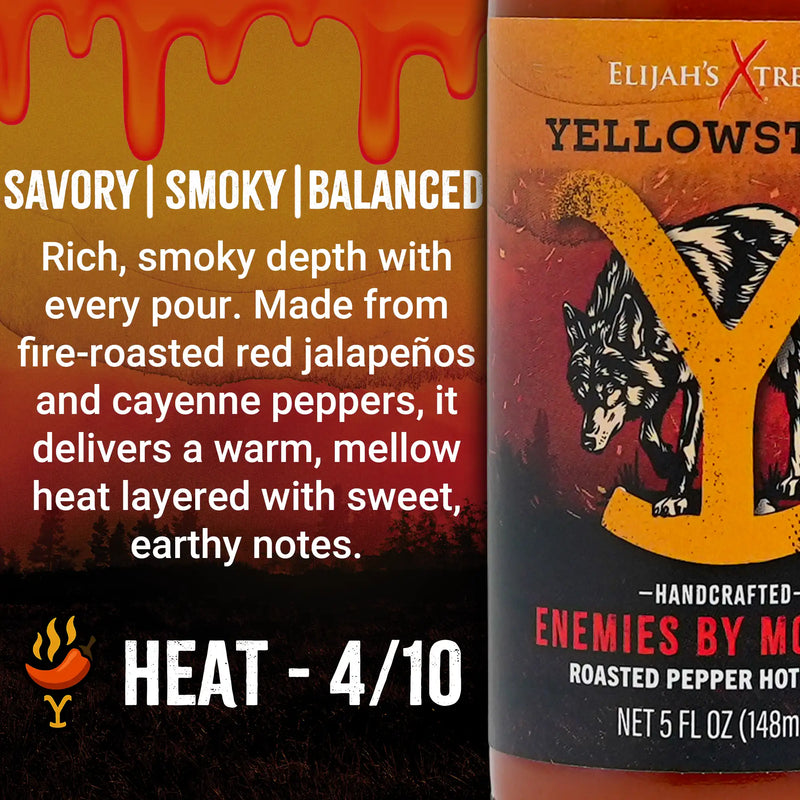 Elijah's Xtreme Enemies by Morning (Roasted Jalapeño) Hot Sauce Black