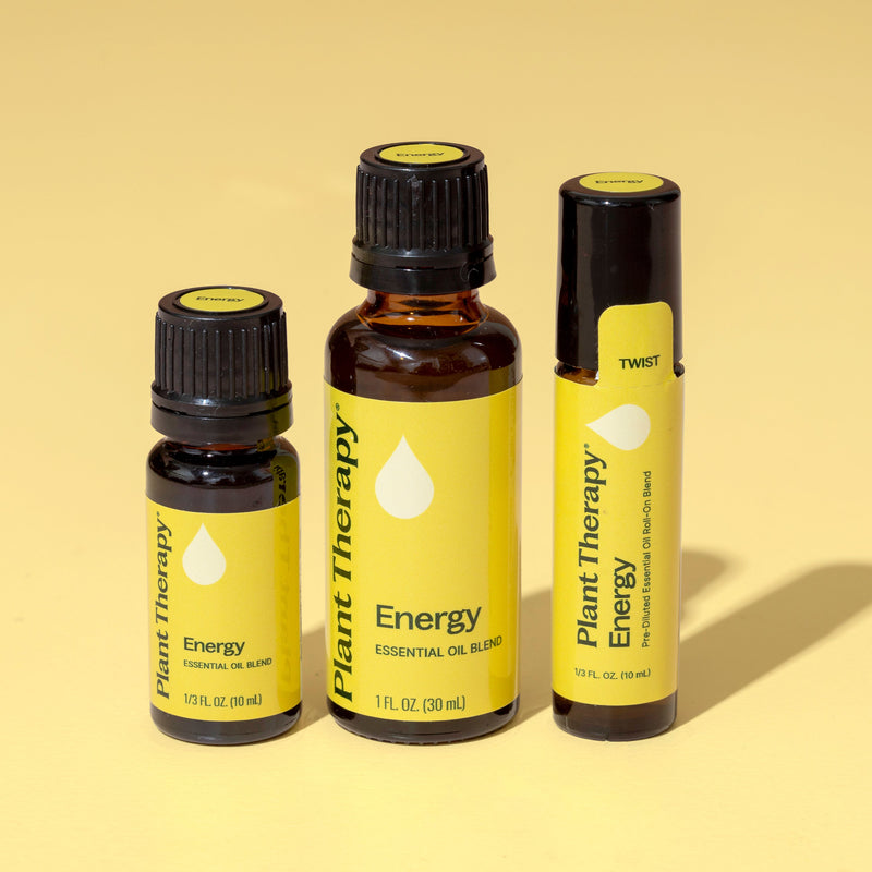 Plant Therapy Energy Essential Oil Blend Essential Oil Light Goldenrod 10 mL