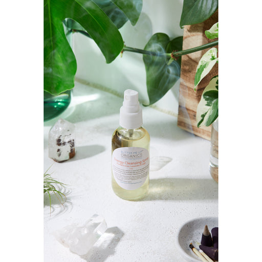 Butter Me Up Organics Organic Energy Cleansing Spray / Smudge Spray / Space Clearing / Energy Cleansing / Aura Cleansing / Purifying / Cleanse Negative Energy / Home Light Gray