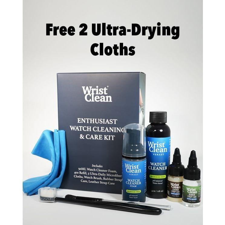 WristClean Enthusiast Watch Care Kit Watch Kits Dark Slate Gray 1 Enthusiast Watch Cleaning Kit