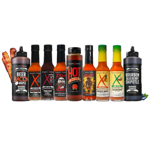 Elijah's Xtreme The Entire Sauce Collection Hot Sauce Black