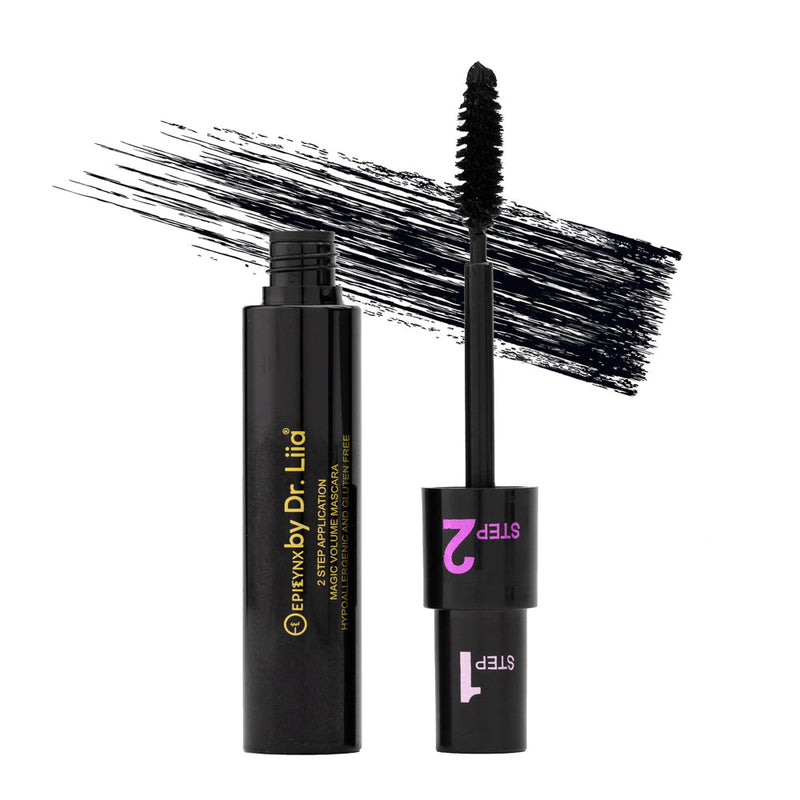 EpiLynx Magic Lengthening & Volumizing Mascara – Vegan, Gluten-Free, Smudge-Resistant White Smoke Black