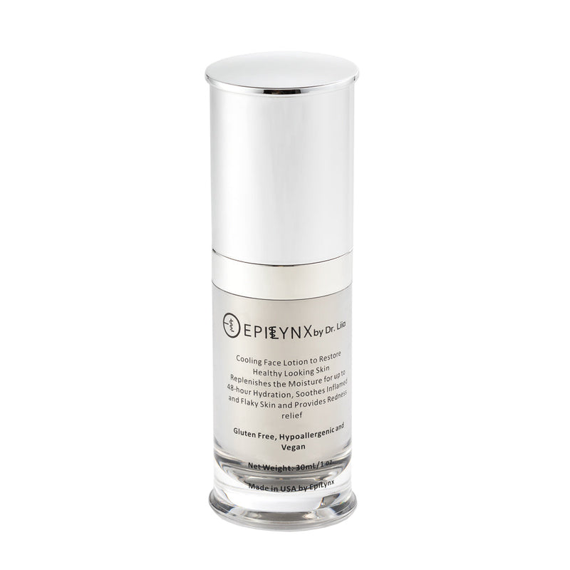 EpiLynx Lightweight Face Moisturizer for Sensitive & Dry Skin – Calming & Hydrating Face Serums Light Gray