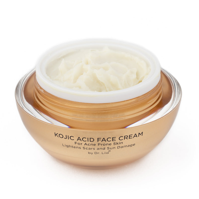 EpiLynx Pore Refining & Brightening Kojic Acid Skincare Set – Vegan, Hypoallergenic Duo Light Gray