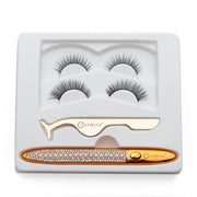 EpiLynx No-Glue Lash Kit – Waterproof Liner, Reusable Lashes & Vegan Formula Light Gray Natural Looking Lashes