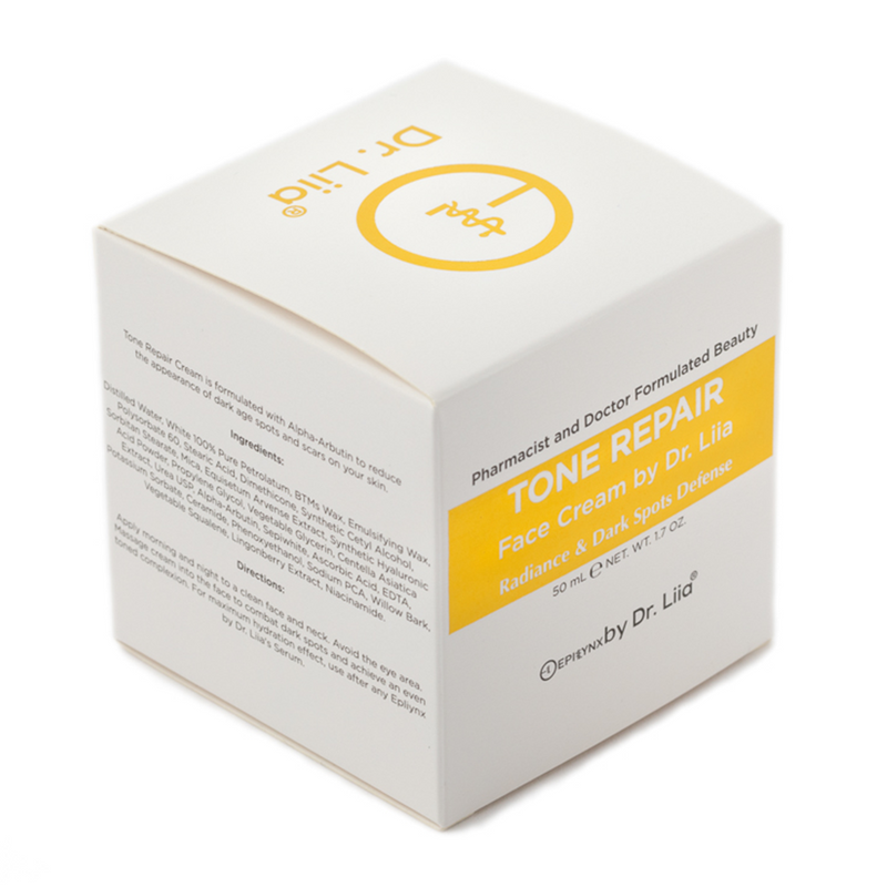 EpiLynx Brightening Tone Repair Cream for Dark Spots & Uneven Skin – Vegan & Gluten-Free Face Creams Light Gray