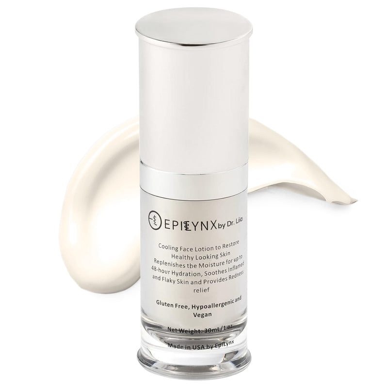 EpiLynx Lightweight Face Moisturizer for Sensitive & Dry Skin – Calming & Hydrating Face Serums White Smoke