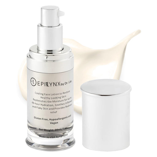 EpiLynx Lightweight Face Moisturizer for Sensitive & Dry Skin – Calming & Hydrating Face Serums White Smoke