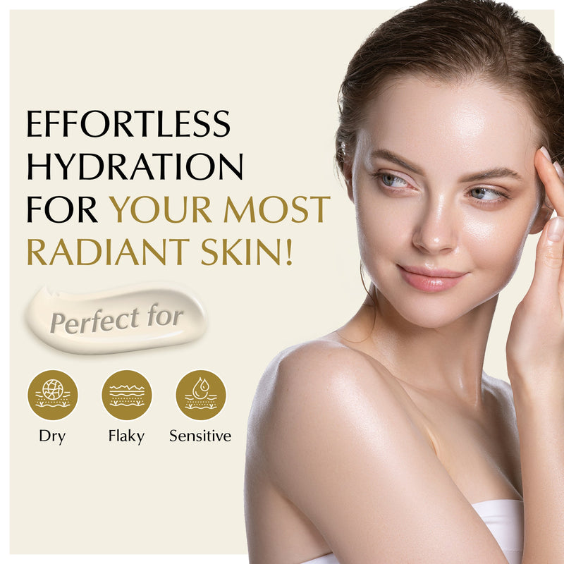EpiLynx Lightweight Face Moisturizer for Sensitive & Dry Skin – Calming & Hydrating Face Serums Seashell