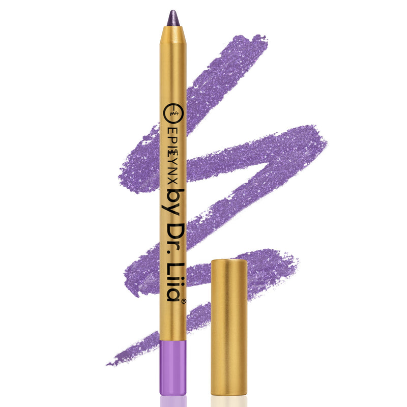 EpiLynx Soft-Glide Kajal Eyeliner Pen – Smudge-Resistant, Comfortable Wear for Sensitive Eyes eyemakeup White Smoke Royal Purple Shimmer