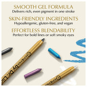 EpiLynx Soft-Glide Kajal Eyeliner Pen – Smudge-Resistant, Comfortable Wear for Sensitive Eyes eyemakeup Misty Rose Blackest Black,Moonlight Black Shimmer,Royal Purple Shimmer,Moonlight White Shimmer,Royal Blue Shimmer