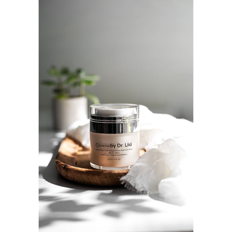 EpiLynx Wrinkle Repair Retinol Night Cream – Vegan, Gluten-Free, Regenerating Anti-Aging Moisturizer Face Creams White Smoke
