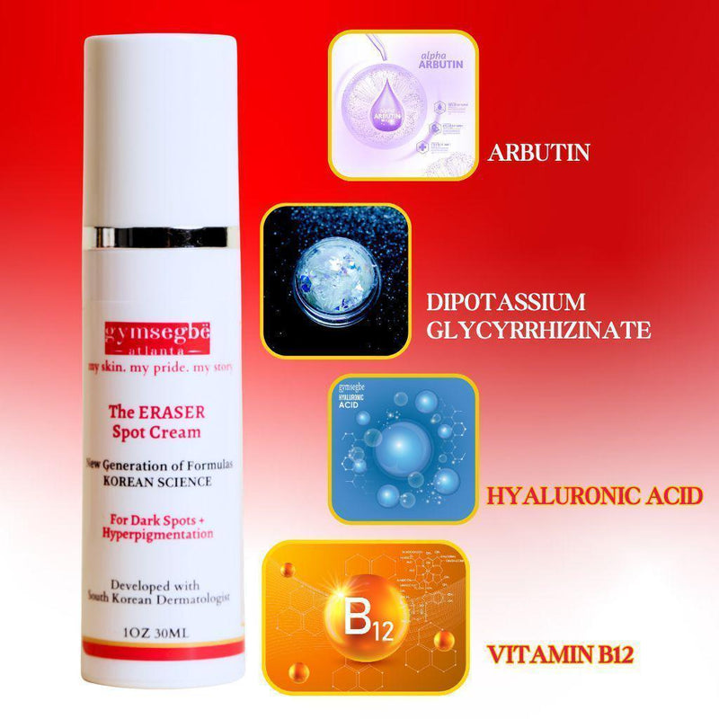 gymsegbë The Eraser Spot Cream | Dark Spot Corrector Dark Spots, Hyperpigmentation White Smoke 1 Bottle,2 Bottles Save $5.99,3 Bottles Save $9.98,4 Bottles Save $12.97
