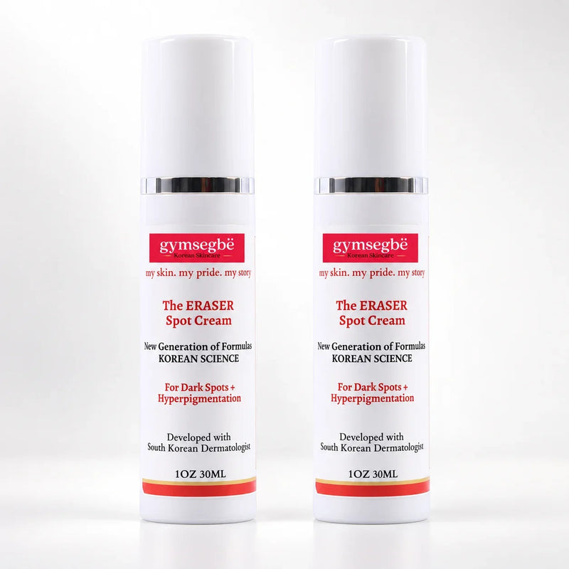 gymsegbë The Eraser Spot Cream | Dark Spot Correcting Moisturizer Dark Spots, Hyperpigmentation White Smoke 2 Bottles