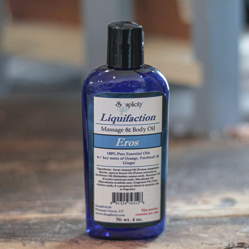 Soaplicity Eros Liquifaction Massage Oil Massage Oil Dim Gray