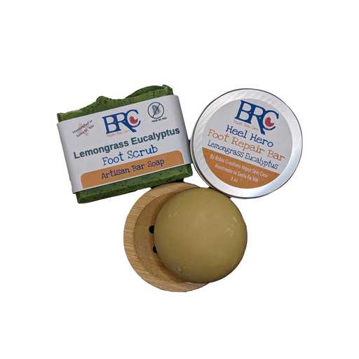 By Robin Creations Essential Foot Healing Gift Set Foot Care Dim Gray Lemongrass & Eucalyptus / Fancy Bamboo Gift Set,Lemongrass & Eucalyptus / Standard Gift Set,Lemongrass & Eucalyptus / Minimalist/Refill Set,Lavender & Bergamot / Fancy Bamboo Gift Set,Lavender & Bergamot / Standard Gift Set,Lavender & Bergamot / Minimalis