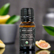 Chagrin Valley Soap & Salve Essential Oil Blend: Grapefruit Ylang Ylang Essential Oil Blend Dim Gray 10 ml Euro Dropper