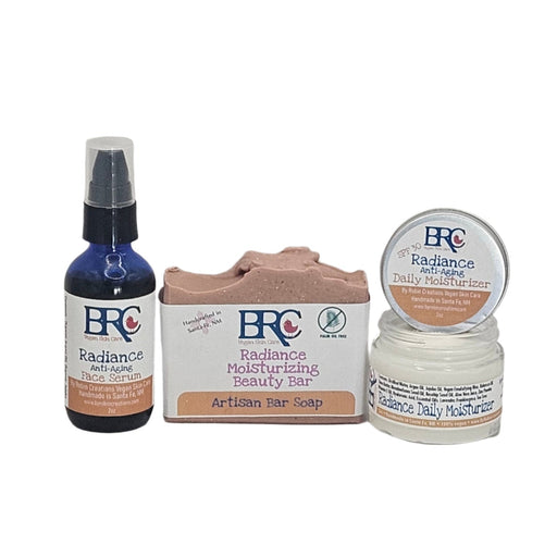 By Robin Creations Radiance Essential Moisture Facial Bundle with Free Moisturizing Cleansing Bar Skin Care White Smoke Original Scent / Sheer (No SPF) Moisturizer,Unscented / Sheer (No SPF) Moisturizer