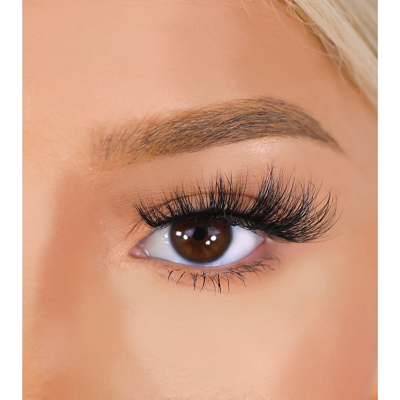 Lurella Cosmetics 3D Mink Eyelashes - Larger Than Life False Eyelash Dark Salmon