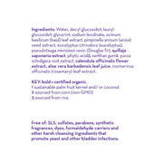 California Baby Eucalyptus Ease™ Bubble Bath Bubble Bath White Smoke 13oz/384mL,64oz/half gallon,2oz/59mL