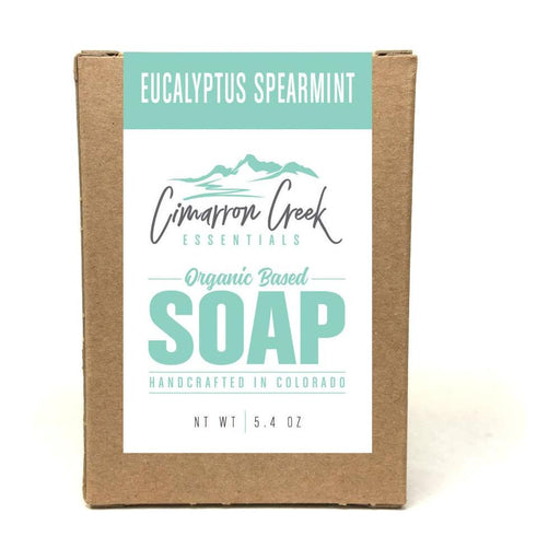 Cimarron Creek Essentials Eucalyptus Spearmint Organic Bar Soap 5.4oz Bath & Body Light Gray Full Bar