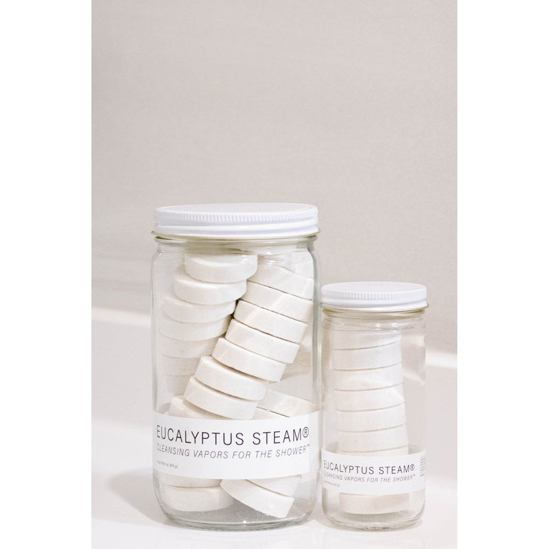 No Tox Life EUCALYPTUS STEAM® Cleansing vapors for the shower® - Bulk Jar - No Tox Life® Light Gray