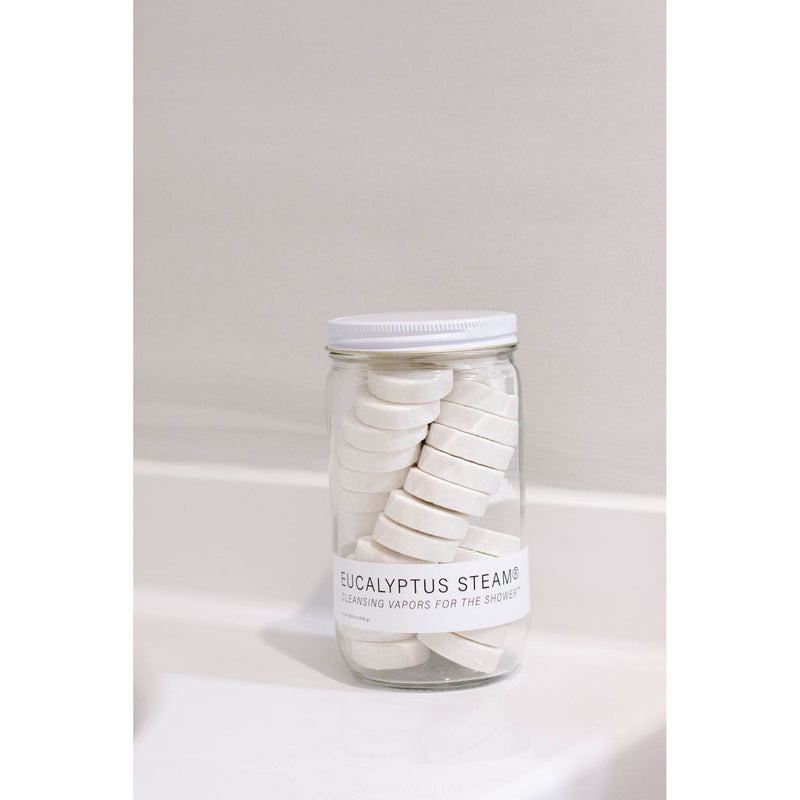 No Tox Life EUCALYPTUS STEAM® Cleansing vapors for the shower® - Bulk Jar - No Tox Life® Gray