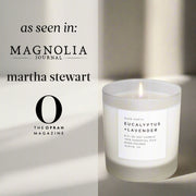 Slow North Eucalyptus + Lavender - Signature Soy Candle Frosted Candles Lavender