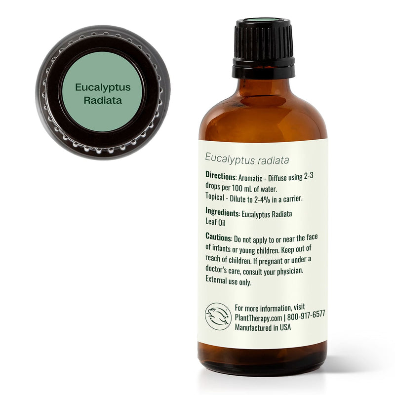 Plant Therapy Eucalyptus Radiata Essential Oil Essential Oil White Smoke 10 mL,30 mL,100 mL