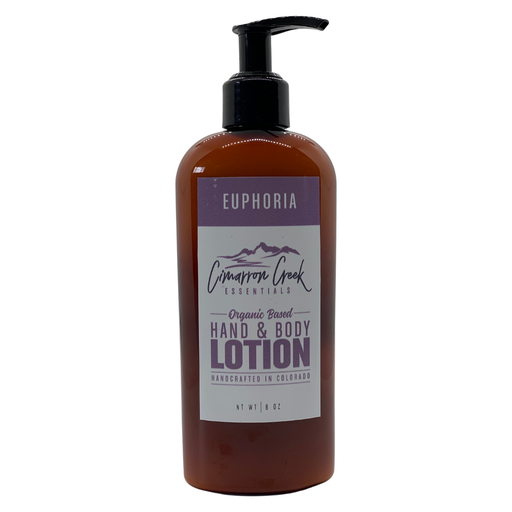 Cimarron Creek Essentials Euphoria Organic Hand & Body Lotion Lotion & Moisturizer Dim Gray 8oz - Plastic Bottle