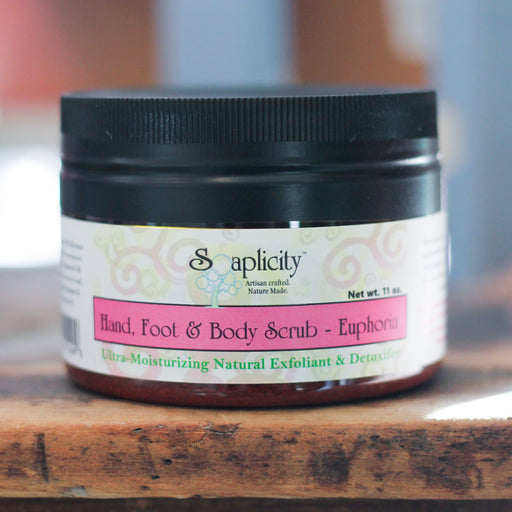 Soaplicity Euphoria Hand, Foot & Body Sugar Scrub Body Scrub Dark Gray