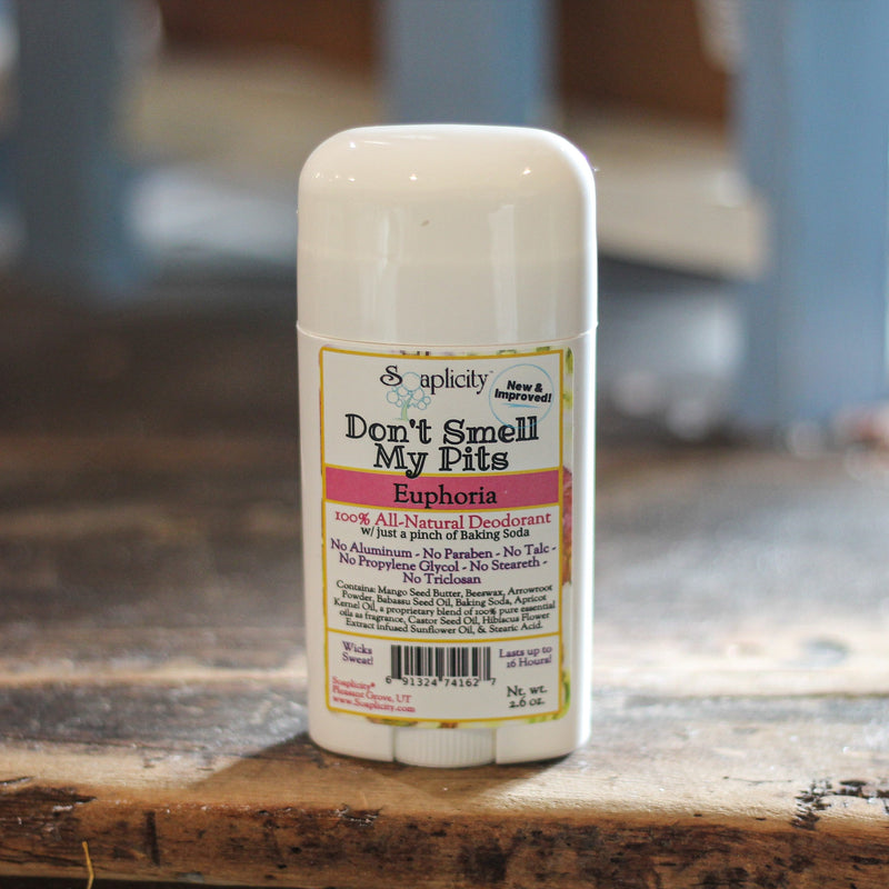 Soaplicity Don't Smell My Pits Natural Deodorant - Euphoria Deodorants Dim Gray