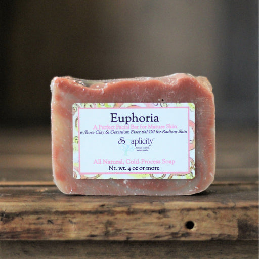 Soaplicity Euphoria Facial Soap Bar for Mature Skin Soap Bar Dark Slate Gray