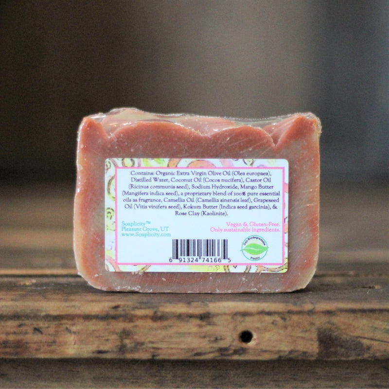 Soaplicity Euphoria Facial Soap Bar for Mature Skin Soap Bar Dim Gray