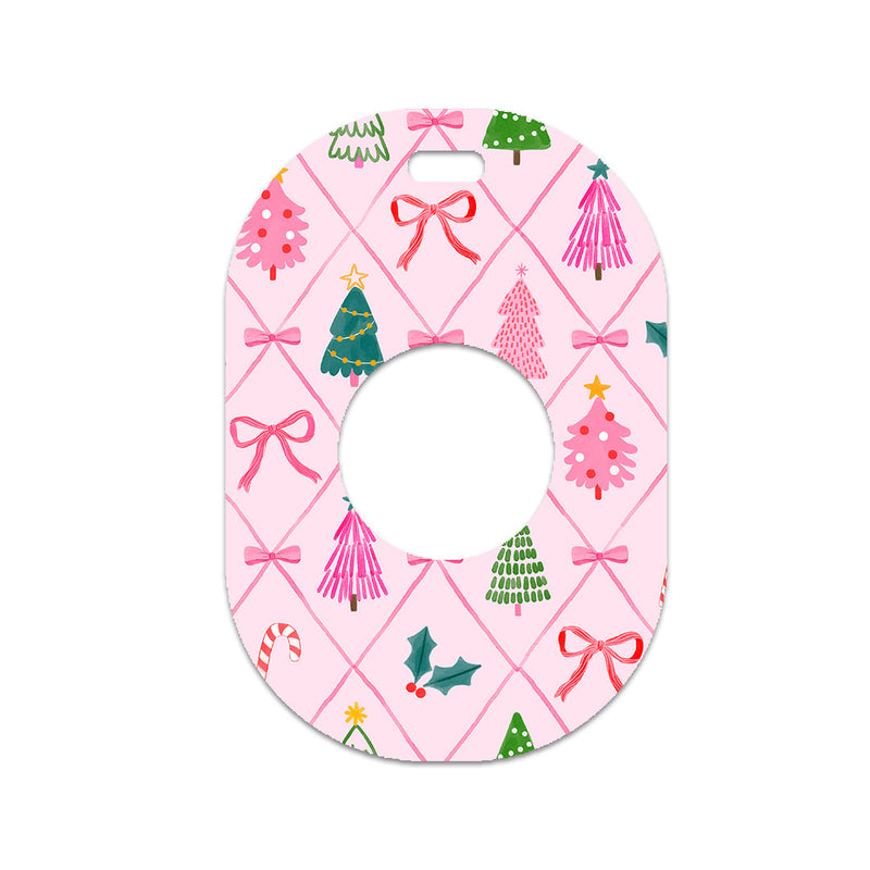 Peelz Coquette Christmas Eversense 365 Smart Transmitter Sticker - Pump Peelz Peelz/Stickers White Smoke