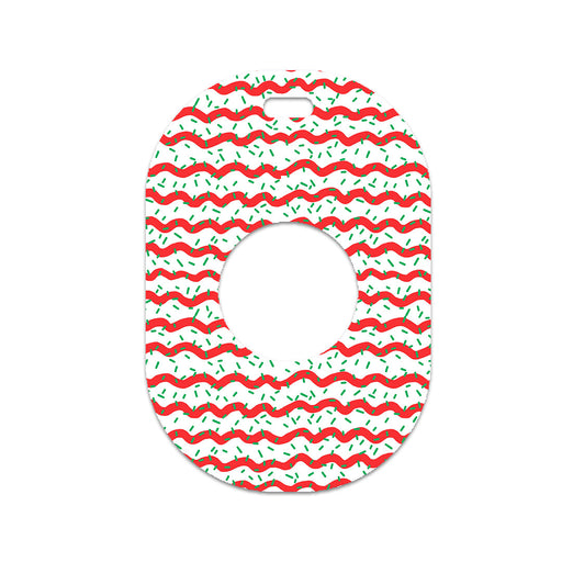 Peelz Christmas Icing Eversense 365 Smart Transmitter Sticker - Pump Peelz Peelz/Stickers White Smoke