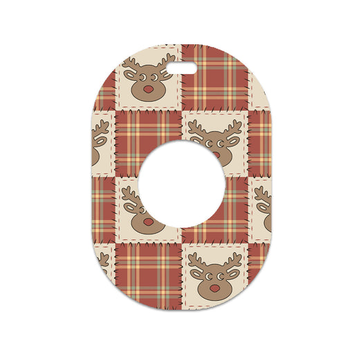 Peelz Rustic Reindeer Eversense 365 Smart Transmitter Sticker - Pump Peelz Peelz/Stickers White Smoke