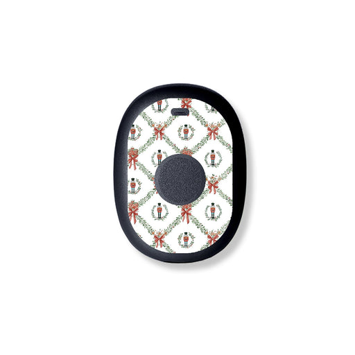 Peelz Nutcracker Noel Eversense 365 Smart Transmitter Sticker - Pump Peelz Peelz/Stickers White Smoke