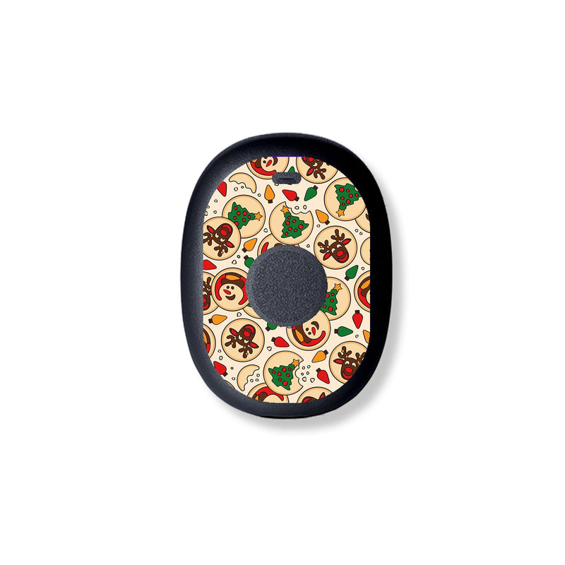 Peelz Santa's Cookies Eversense 365 Smart Transmitter Sticker - Pump Peelz Peelz/Stickers White Smoke