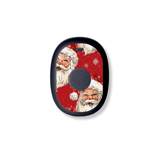 Peelz Jolly Old Saint Nick Eversense 365 Smart Transmitter Sticker - Pump Peelz Peelz/Stickers White Smoke