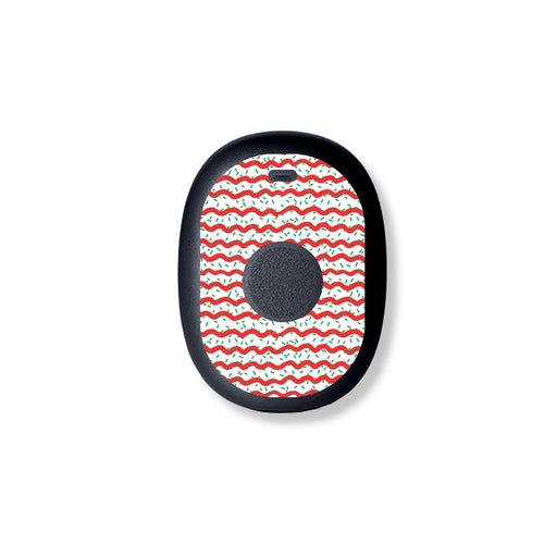Peelz Christmas Icing Eversense 365 Smart Transmitter Sticker - Pump Peelz Peelz/Stickers White Smoke